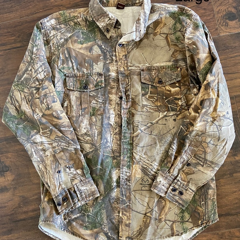 Button Up Camo Shirt